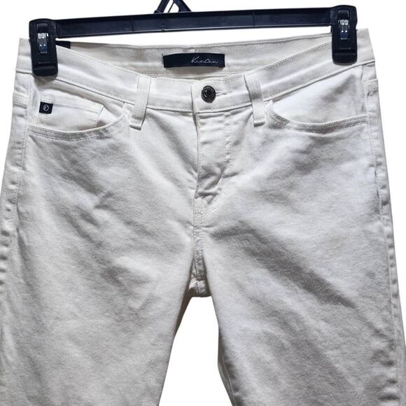 KANCAN Skinny Ankle Jeans Denim Stretch Low Rise Womens White Size 28 - Picture 2 of 8